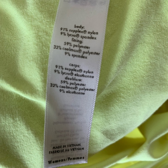 Lucy Tank Top, Lime Green Cross Back - Picture 4 of 4